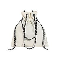 Women's Crossbody Bag Drawstring Bag Nylon Daily Large Capacity Lightweight Solid Color Black Green Khaki miniinthebox - thumbnail