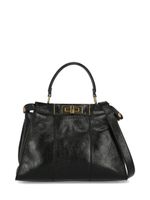 Peekaboo Leather Tote Bag - thumbnail