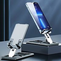 Phone Stand Cradle Fully Foldable Phone Holder for Desk Office Compatible with All Mobile Phone Phone Accessory miniinthebox - thumbnail