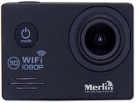 Merlin Procam Lite, 4K Action Camera 16MP Sport Camera, Ultra HD WiFi Waterproof Camera, 170° HD Wide Angle Lens Underwater Cam w/2 Batteries, 2.0” HD Screen Video and Multiple Accessories Kits