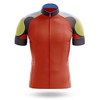21Grams Men's Short Sleeve Cycling Jersey Summer Spandex Red Bike Top Mountain Bike MTB Road Bike Cycling Quick Dry Moisture Wicking Sports Clothing Apparel  Athleisure Lightinthebox - thumbnail