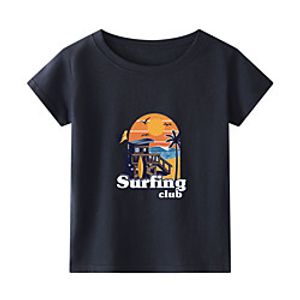 Kids Girls' T shirt Short Sleeve Anime Graphic Print White Blue Red Children Tops Summer Active Daily Wear Children's Day Regular Fit 2-9 Years Lightinthebox