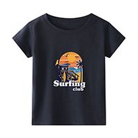 Kids Girls' T shirt Short Sleeve Anime Graphic Print White Blue Red Children Tops Summer Active Daily Wear Children's Day Regular Fit 2-9 Years Lightinthebox - thumbnail