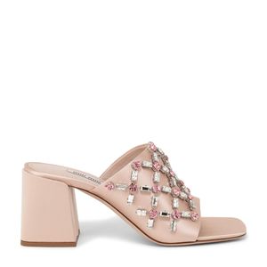 Satin sandals