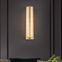 Wall Light Indoor High Quailty Copper Marble Minimalist Design Wall Sconce Decorative Wall Light for Bedroom Living Room Background Wall Lights 110-240V Lightinthebox - thumbnail