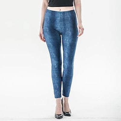 Women's Fashion Tights Leggings Ankle-Length Pants Casual Weekend Stretchy Plain Comfort Mid Waist Blue Black S M L XL XXL Lightinthebox Women's Fashion Tights Leggings Ankle-Length Pants Casual Weekend Stretchy Plain Comfort Mid Waist Blue Black S M L XL XXL Lightinthebox