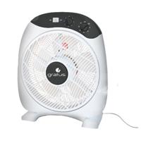 Gratus 12 Inch Electric Box Fan, With 2 Years Warranty, Model- GRBF12FTBM