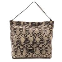 Pompei Donatella Chic Python Print Leather Shoulder Bag - PO-5785