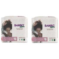 Bambo Nature Eco-Friendly Diapers, Size 5, 12-22kg Value Pack (54 diapers) - thumbnail