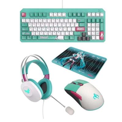 Asus Miku Gaming Bundle - Headset + Mouse + Mouse Pad + Keyboard