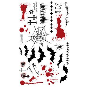 Halloween Horror Temporary Tattoo Stickers