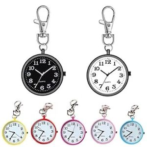 2023 Pocket Watches Nurse Pocket Watch Keychain Fob Clock with Battery Doctor Medical Vintage Watch Lightinthebox
