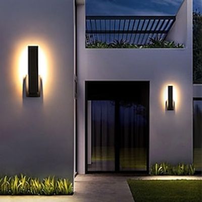 LED Wall Sconce Lighting Fixture Wall Sconce IP65 Waterproof Rustproof Aluminum Wall Lamp Lantern Courtyard Garden Balcony Villa Decorative Lights 110-240V Lightinthebox