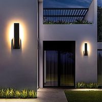 LED Wall Sconce Lighting Fixture Wall Sconce IP65 Waterproof Rustproof Aluminum Wall Lamp Lantern Courtyard Garden Balcony Villa Decorative Lights 110-240V Lightinthebox - thumbnail