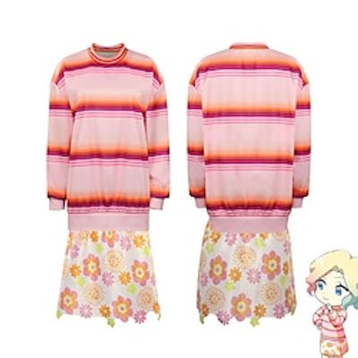 Wednesday Addams Addams family Enid Sinclair Dress Skirt Women's Movie Cosplay Anime Pink Skirts Top Halloween Masquerade Polyester Lightinthebox