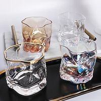 1pcs Glass Bar Transparent Whiskey Glass Creative Bar Japanese Glass Beer Glass Influencer Cup. Lightinthebox - thumbnail