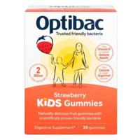 Optibac Kids Strawberry Gummies x30 - thumbnail