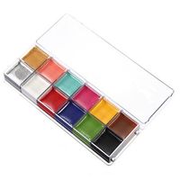 12 Colors Professional Body Oil Paints Drawing Cosplay Cosmetic