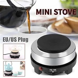 Mini Electric Heater Stove Hot Plate Portable Single Burner for Milk Water Coffee Heating Multifunctional Home Kitchen Appliance(EU Plug) Lightinthebox