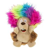 Godog Silent Squeak Crazy Hairs Hedgehog Durable Plush Dog Toy with Chew Guard Technology - Large - thumbnail