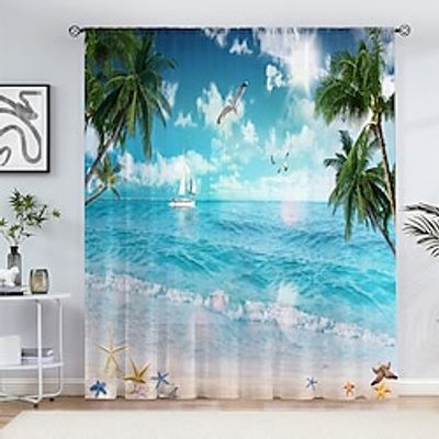 Blackout Curtain Drapes Farmhouse GrommetEyelet Curtain Panels For Living Room Bedroom Door Kitchen Balcony Window Treatments Thermal Insulated Room Darkening Lightinthebox