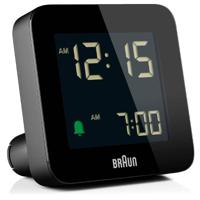 Braun Digital Alarm Clock BC09B, LCD Display, Quick-Set Functionality, Crescendo Alarm, 5 Min Snooze, Light With Delay, 2 Year Guarantee, Black