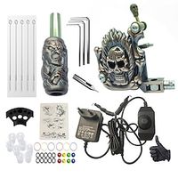 BaseKey Professional Tattoo Kit Tattoo Machine - 1 pcs Tattoo Machines, Professional Aluminum Alloy 16 W Coil Tattoo Machine Lightinthebox - thumbnail
