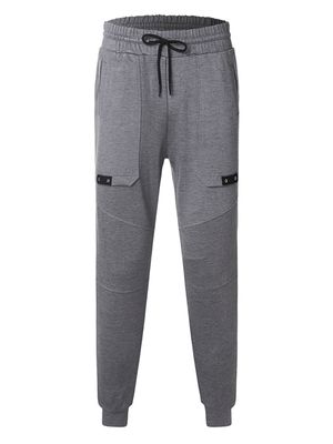 MODCHOK Men Plain Casual Drawstring Jogging Sweatpants MODCHOK Men Plain Casual Drawstring Jogging Sweatpants