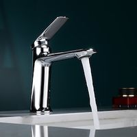 Bathroom Sink Faucet - Classic Electroplated Centerset Single Handle One HoleBath Taps Lightinthebox