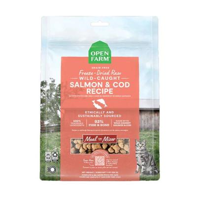 Open Farm Freeze Dried Raw Salmon & Cod Dry Cat Food - 99G