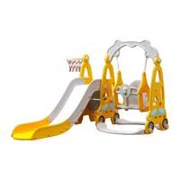 Megastar Zoom Slide & Swing Multiplayset 3 In 1 For Kids With Basketball Hoop