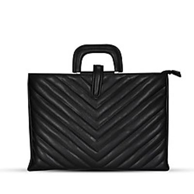 12 Inch Laptop / 13.3 Inch Laptop / 14 Inch Laptop Sleeve / Shoulder Messenger Bag / Briefcase Handbags Leather Stripes for Women for Business Office for Travel Shock Proof miniinthebox
