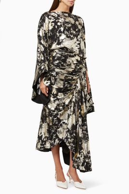 Asymmetric Ruched Dress Asymmetric Ruched Dress