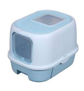 Pawsitiv Emma Litter Box With Removable Tray 2 Door MSP-106T Blue