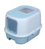 Pawsitiv Emma Litter Box With Removable Tray 2 Door MSP-106T Blue