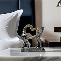 Couple Love Resin Art Piece - Symbol of Love Perfect for Home and Office Décor, Witnessing the Beauty of Love Lightinthebox