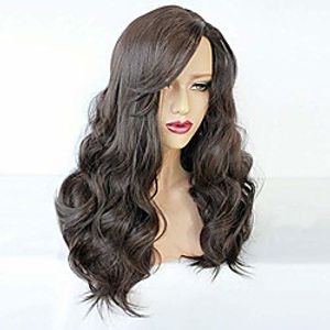 ebingoo 20 inches dark brown wig for women long kinky curly soft synthetic heat resistant fiber wigs for daily wear for cosplay Lightinthebox