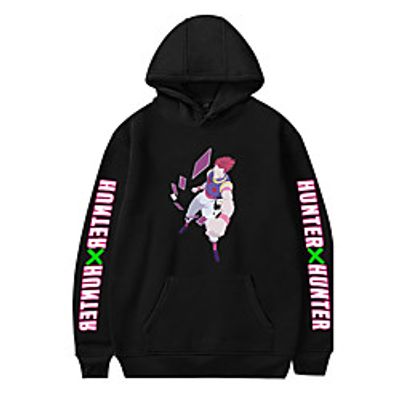 Inspired by Hunter X Hunter Hisoka Anime Cartoon Polyster Print Harajuku Graphic Kawaii Hoodie For Women's  Men's Lightinthebox