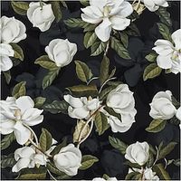 Floral Wallpaper Black/White/Green Peel and Stick Wallpaper Removable Pvc/Vinyl Self Adhesive 17.7''x118''in(45cmx300cm) miniinthebox - thumbnail