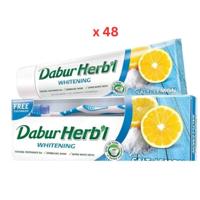 Dabur Herbal Whitening Toothpaste With Salt And Lemon - 150g x 48