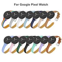 1 PCS Smart Watch Band Compatible with Google Pixel Watch Smartwatch Strap Adjustable Breathable Quick Release Leather Loop Replacement  Wristband Lightinthebox - thumbnail