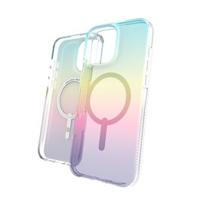 ZAGG Milan Snap Case For iPhone 16 Pro Max MagSafe Wireless Charging Compatible Case with Expressive Style Iridescent (ZAG Case MLN iP16 PM IR)