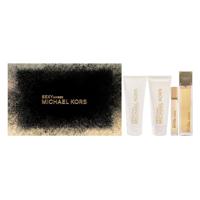 Michael Kors Sexy Amber 4Pcs (W) Edp 100Ml + Sg 100Ml + Bl 100Ml + Edp 10Ml Set