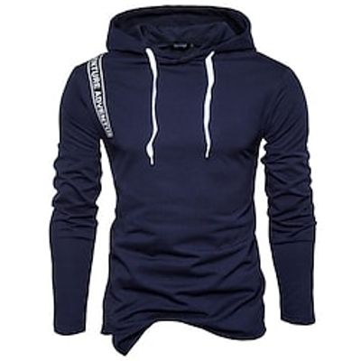 Men's Hoodie Sweatshirt Pullover Long Sleeve Hoodie Athletic Athleisure Winter Thermal Warm Breathable Soft Fitness Running Jogging Sportswear Activewear Solid Colored Burgundy Dark Blue Coffee Lightinthebox