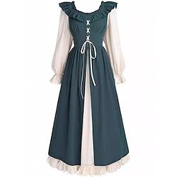 Medieval Renaissance Cocktail Dress Vintage Dress Masquerade Prom Dress Outlander Women's Halloween Party / Evening Festival Dress Lightinthebox