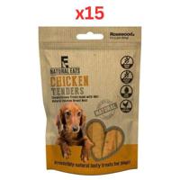 Rosewood Natural Eats Chicken Tenders Dog Treats 80G (Pack of 15) Rosewood Natural Eats Chicken Tenders Dog Treats 80G (Pack of 15)