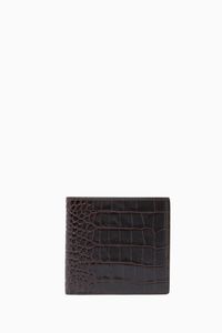 Mara 8 Card Wallet in Crocodile Embossed Leather