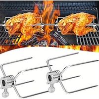 1pc 304 Stainless Steel Food-Grade BBQ Skewers Skewers for Grilled Chicken, Lamb, Beef, Steak, and Barbecue Lightinthebox