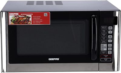 Geepas 45L Digital Microwave Oven, Black, GMO1898