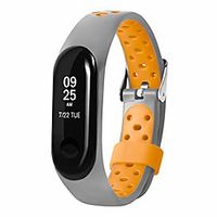 Smart watch band bracelet compatible with xiaomi mi armband 34 armband, soft silicone sport replacement watch strap fitness armband bracelet wristband Lightinthebox - thumbnail